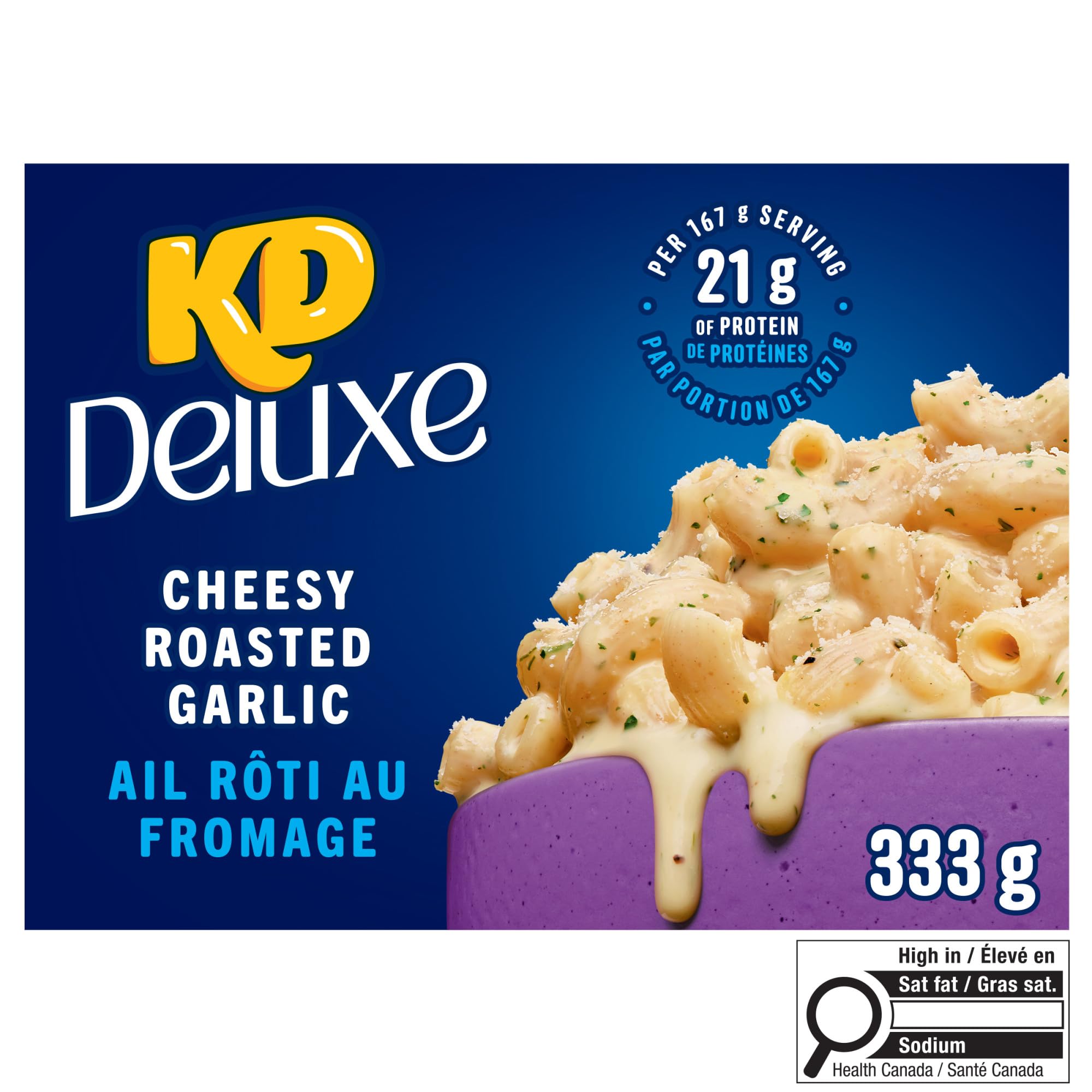 KD Deluxe Cheesy Roasted Garlic Macaroni & Cheese Kit with